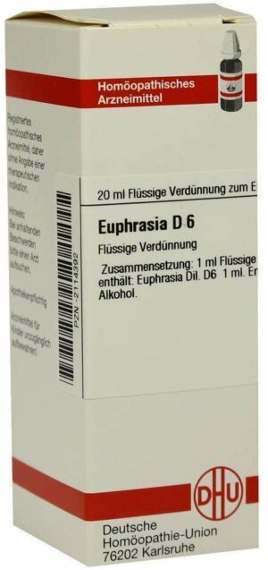 Dhu Euphrasia D6 20 ml Dilution