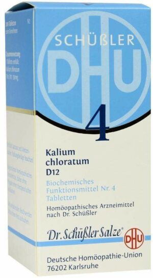 Biochemie Dhu 4 Kalium Chloratum D12 200 Tabletten