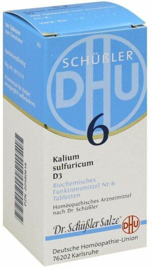 Biochemie Dhu 6 Kalium Sulfuricum D3 200 Tabletten