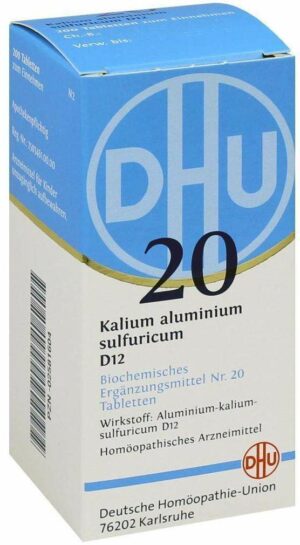 Biochemie Dhu 20 Kalium Aluminium Sulfuricum D12 200 Tabletten