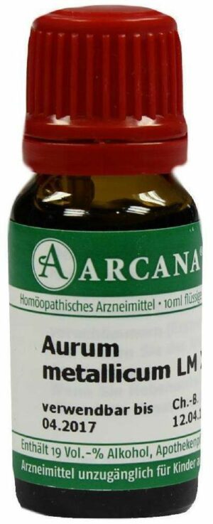 Aurum Metallicum Arcana Lm 18 Dilution 10 ml