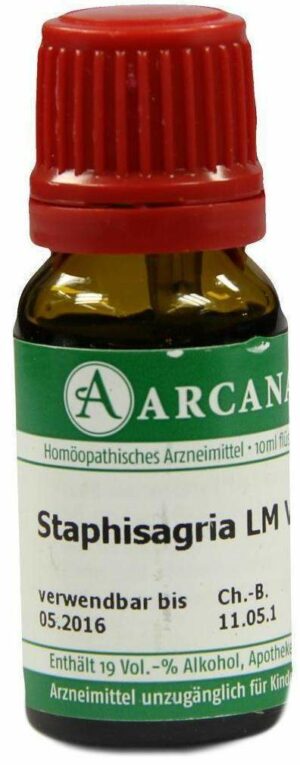 Staphisagria Lm 6 Dilution 10 ml