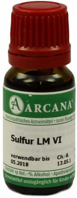 Sulfur Arcana Lm 6 Dilution 10 ml Dilution