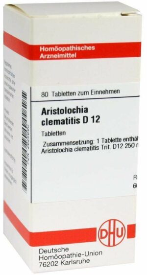 Aristolochia Clematitis D 12 Tabletten