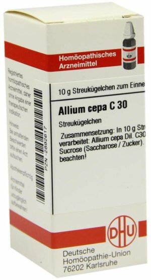 Allium Cepa C30 Dhu 10 G Globuli