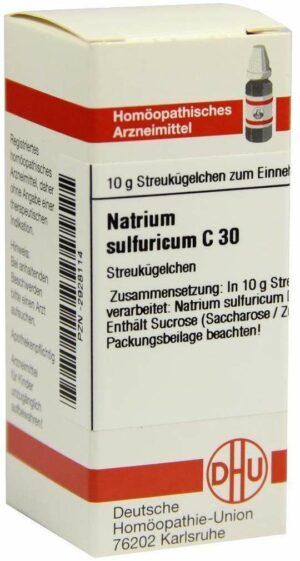 Natrium Sulfuricum C30 10 G Globuli
