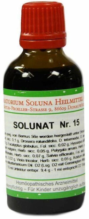 Solunat Nr.15 Tropfen 50 ml Tropfen