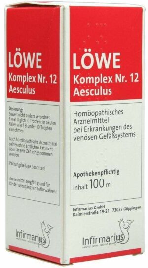 Löwe Komplex Nr. 12 Aesculus 100 ml Tropfen