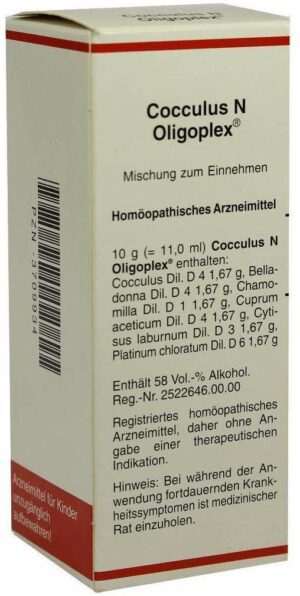 Cocculus N Oligoplex 50 ml Liquidum