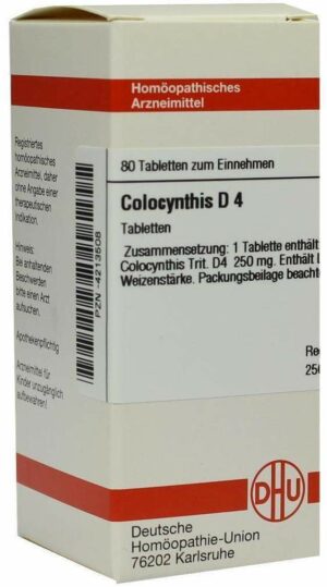 Colocynthis D4 80 Tabletten