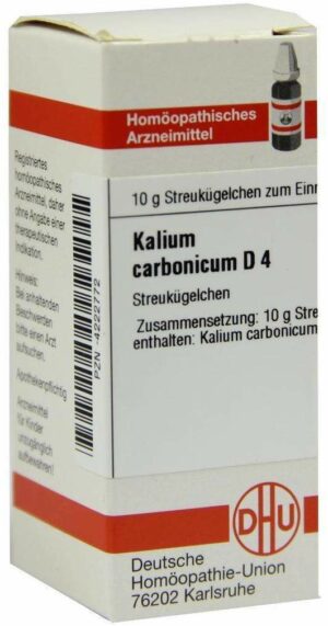 Kalium Carbonicum D 4 Globuli