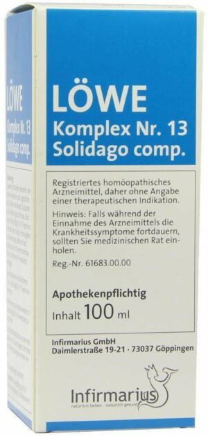 Löwe Komplex Nr. 13 Solidago Comp. 100 ml Tropfen