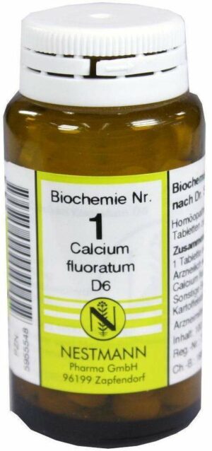 Biochemie 1 Calcium Fluoratum D 6 100 Tabletten