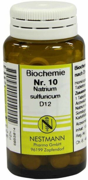 Biochemie 10 Natrium Sulfuricum D 12 100 Tabletten