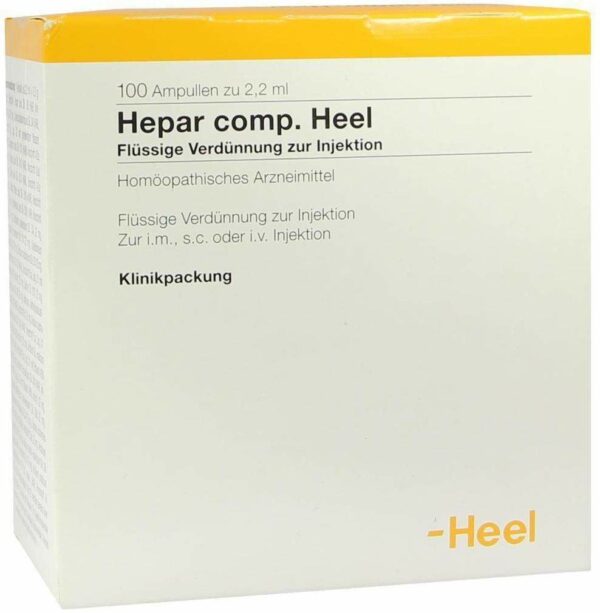 Hepar Comp. Heel Ampullen 100 Ampullen