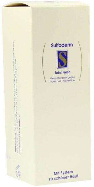 Sulfoderm S Teint Fresh Gesichtswasser 150 ml Lotion