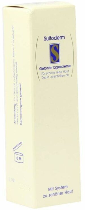 Sulfoderm S 25 ml Getönte Tagescreme