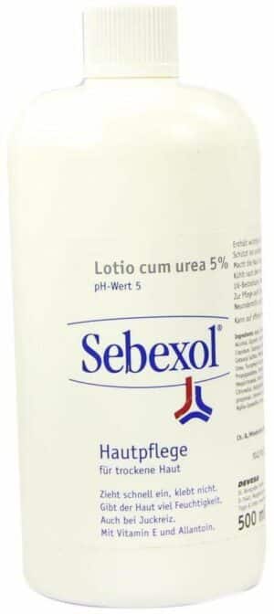 Sebexol Lotio Cum Urea 5% 500 ml Emulsion