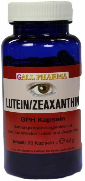 Lutein Zeaxanthin Gph Kapseln 90 Kapseln