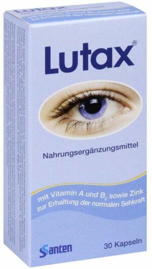 Lutax 10 mg Lutein 30 Kapseln