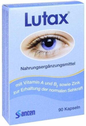 Lutax 10 mg Lutein 90 Kapseln
