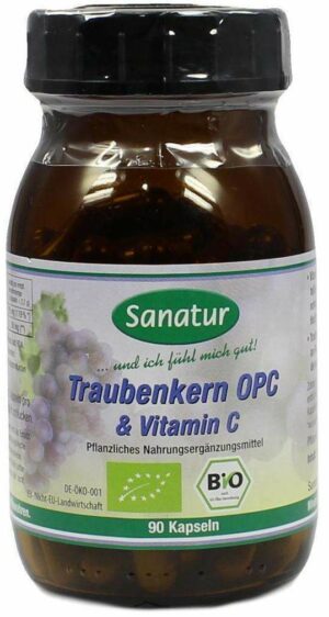 Opc Traubenkern und Vitamin C 90  Kapseln