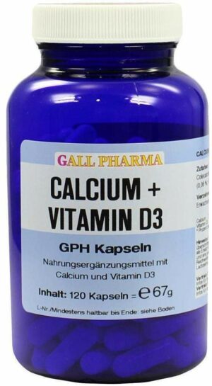 Calcium + Vitamin D3 Gph Kapseln 120 Kapseln