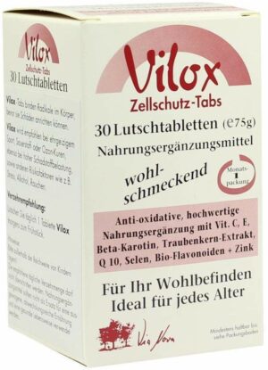 Vilox Zellschutz Tabs Lutschtabletten