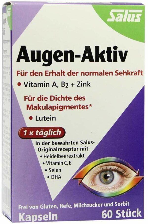 Augen Aktiv Kapseln Salus 60 Kapseln