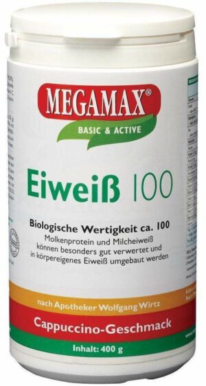 Eiweiß 100 Cappuccino Megamax 400 G Pulver