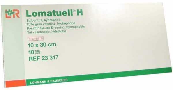 Lomatuell H Salbentüll 10x30cm Stück 23317