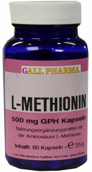 L-Methionin 500mg Kapseln