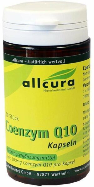 Coenzym Q10 100 mg 60 Kapseln