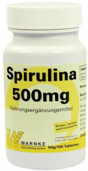 Spirulina 500 100 Tabletten