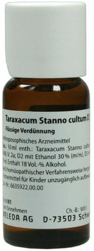Weleda Taraxacum Stanno Cultum D3