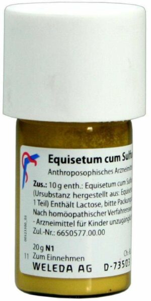 Weleda Euqisetum Cum Sulfure Tostum D6