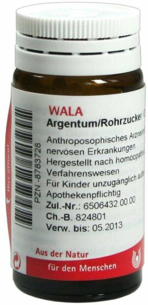 Argentum Rohrzucker Globuli 20 G