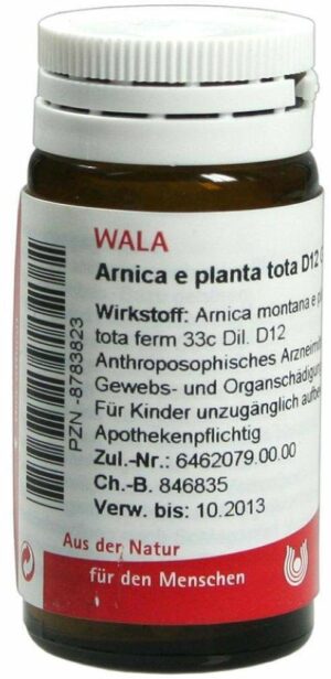 Arnica E Planta Tota D12 Globuli 20 G Globuli