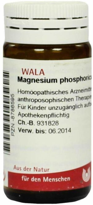 Wala Magnesium Phosphoricum Cum Cinere Avenae D6 Globuli