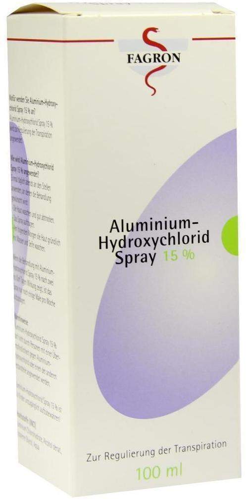 Aluminium Hydroxychlorid Spray 15% Fagron 100 ml