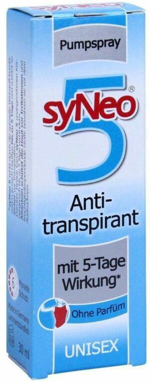 Syneo 5 Deo Antitranspirant 30 ml Spray