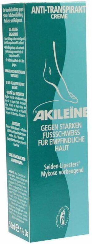 Akileine Antitranspirant Creme 50 ml Creme