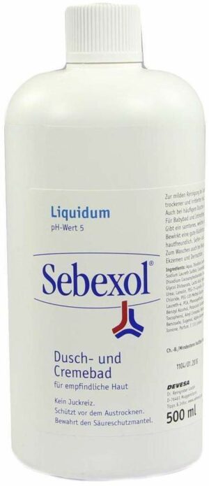 Sebexol Liquidum Dusch- und Cremebad 500 ml Bad