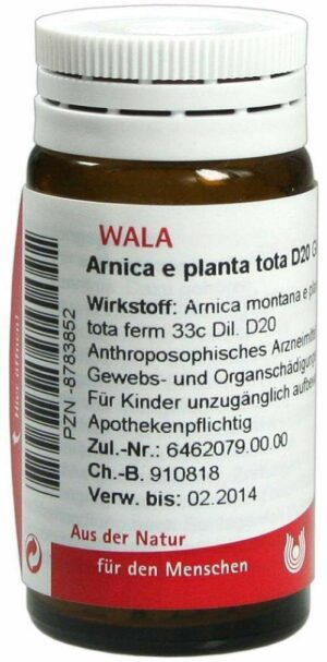 Arnica E Planta Tota D 20 Globuli