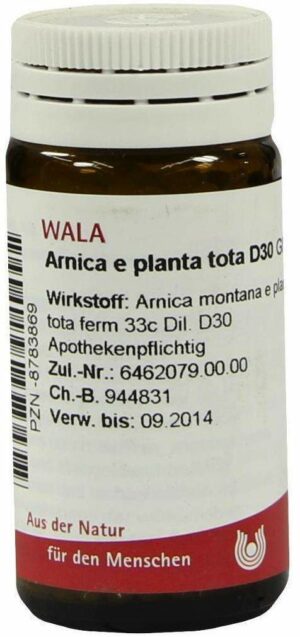 Arnica E Planta Tota D 30 Globuli