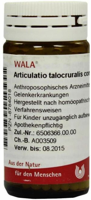 Articulatio Talocruralis Comp. Globuli