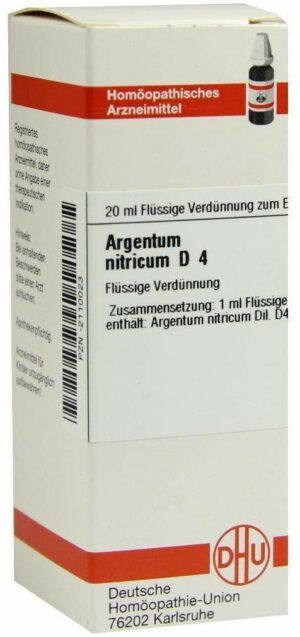 Argentum Nitricum D 4 Dilution