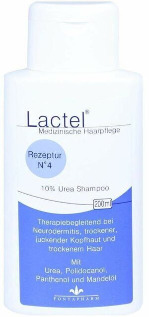 Lactel Nr. 4 Shampoo Gegen Trockene Juckende Kopfhaut 200 ml