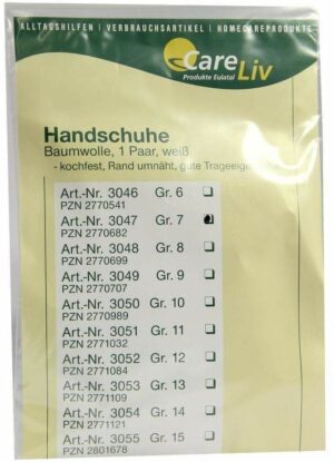 Handschuhe Baumwolle Gr.7 1 Paar