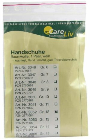 Handschuhe Baumwolle Gr.12 2 Handschuhe